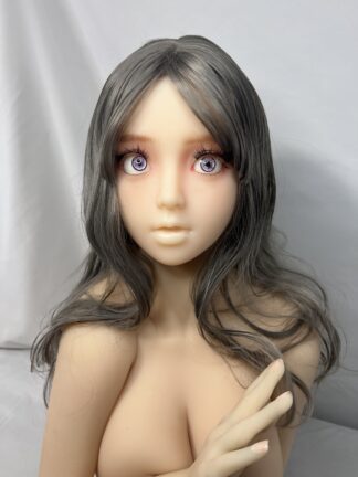 【中古美品】TPEドール　ホール一体型　ゼリー胸　自立加工有　約148cm　DF5456