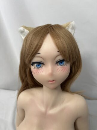 【中古美品】色気美人　茜　フルシリコン　猫バージョン　植毛　ホール一体型　ゼリー胸　自立加工有　約100cm　DF5459