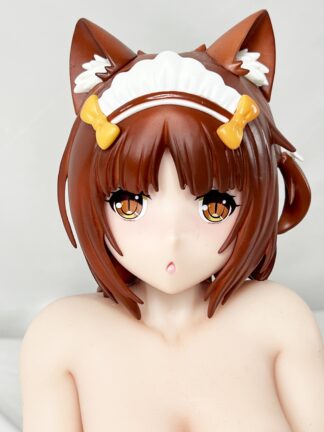 【中古美品】Otakudoll　猫娘　紅豆　プラヘッド+シリコンボディ　ホール一体型　専用衣装、スタンド付き約65cm　DF5479