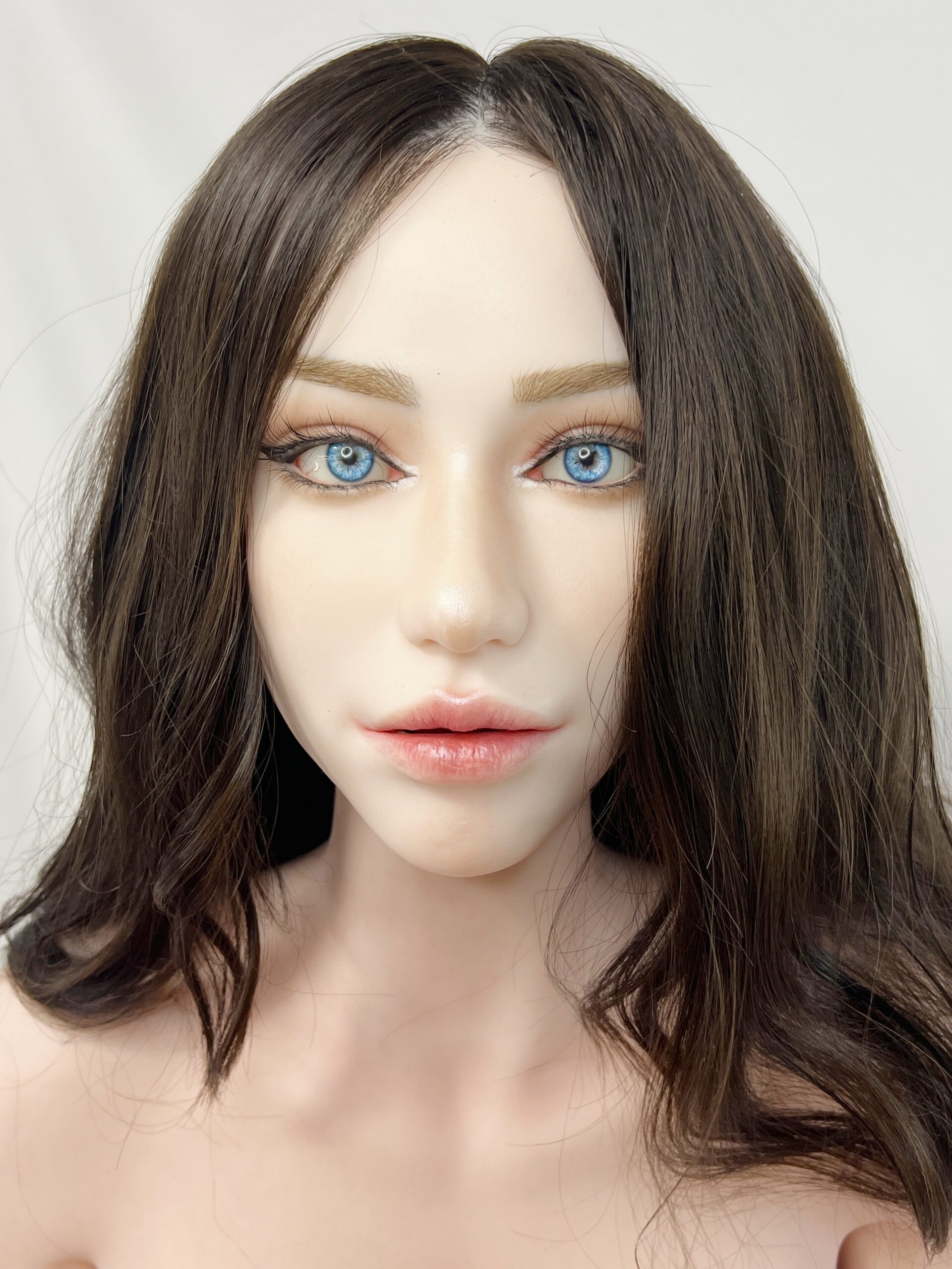 【中古美品】 Climax Doll Tasha軟質シリコンヘッド口可動有 植毛 Iカップ プレミアム仕様 ハードハンドフット お尻柔らか仕上げ Cinnamon肌 SiR約161cm DF5481 - 画像 (2)