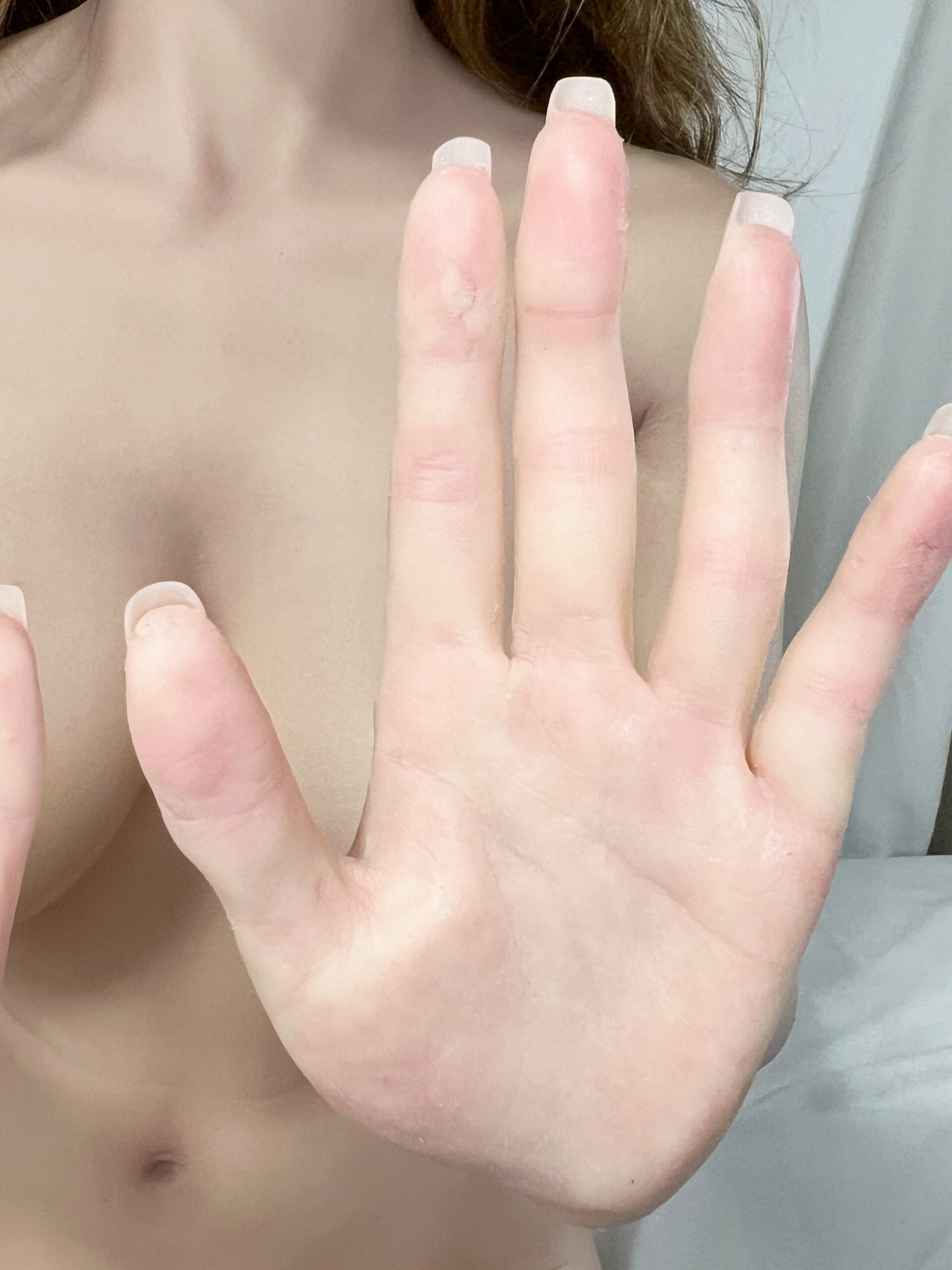 【中古】TOPSINO #T33 Migaoヘッド TYPEグラビア アートワークカスタム版 ボディRRS+メイク ホール一体型未使用 口可動有 指骨格 ゼリー胸 ハードハンドフィート 胸、お腹、太もも、お尻、膣柔らか仕上げ 眉毛下まつ毛植毛 約169cm DF5487 - 画像 (14)