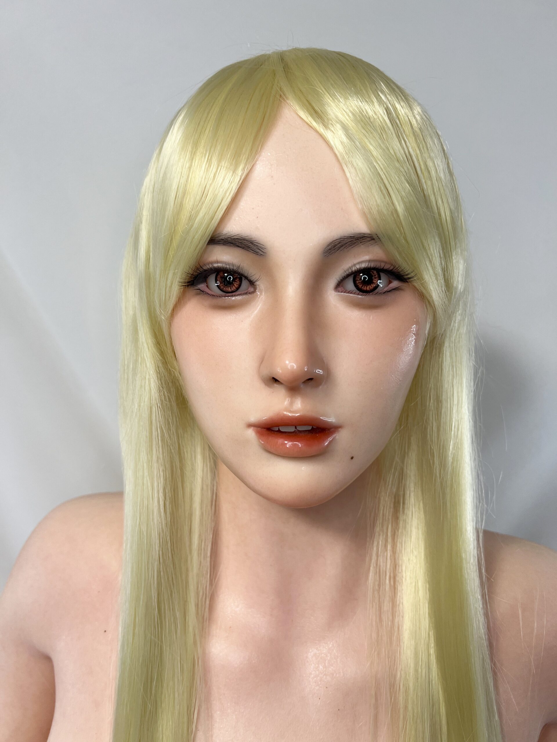 【中古】Irontechdoll #S1硬質シリコンヘッド 指骨格 ホール一体型 ゼリー胸 Hカップ 自立加工有 フルシリコン お尻柔らか 約160cm DF5524 - 画像 (3)