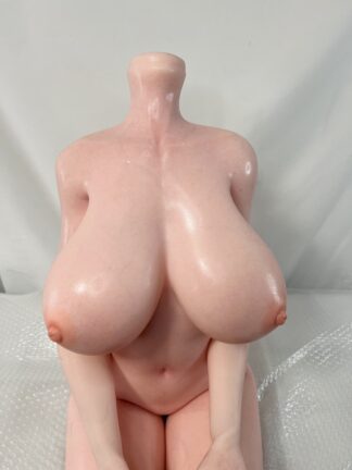 【中古】Elsababe シリコンボディのみ　ホール一体型　指骨格　ゼリー胸　自立加工有　約135cm　DF5537