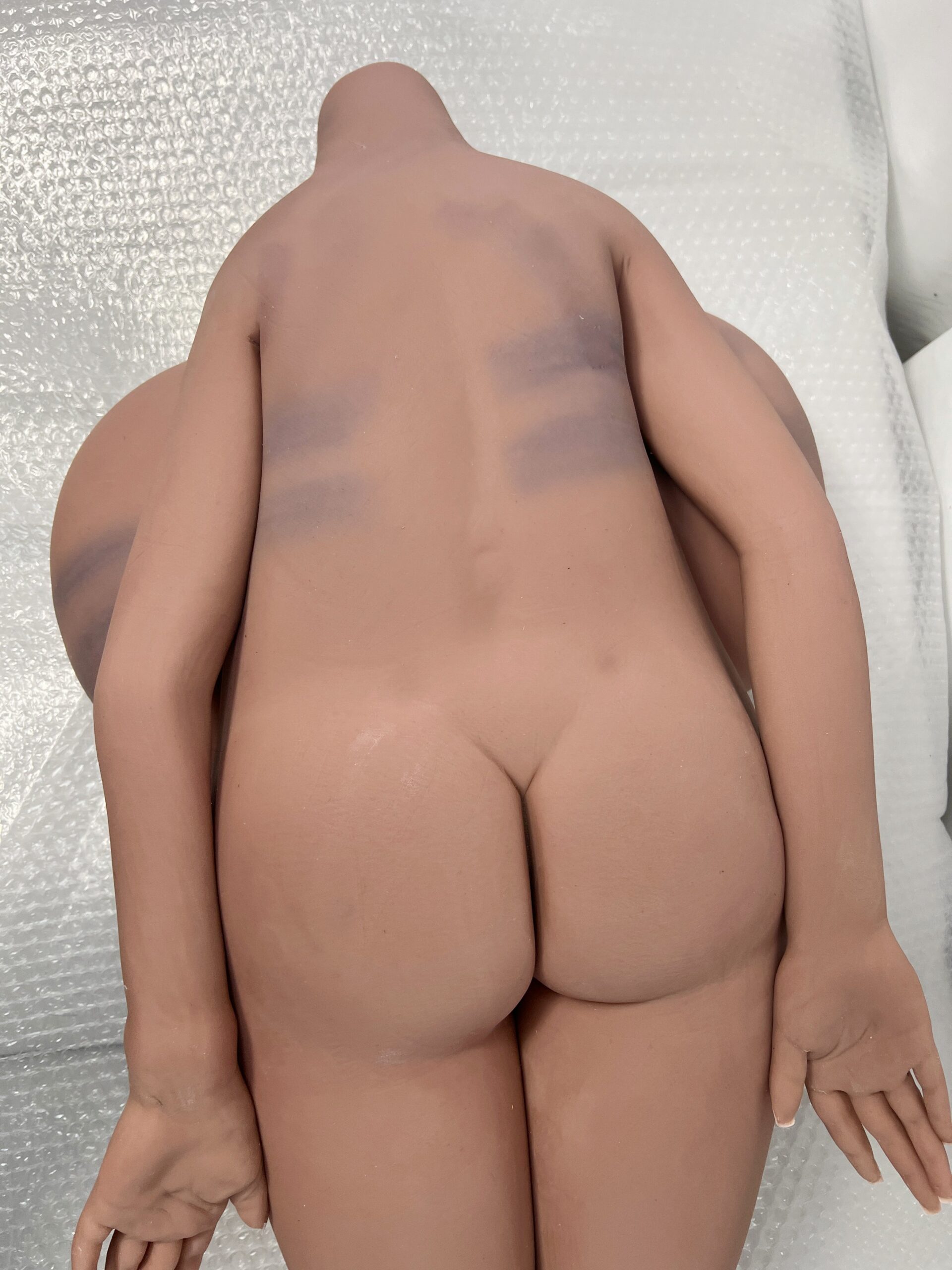 【中古】TPEドール ボディのみ 小麦肌 爆乳 ホール一体型 中空胸 約95cm DF5534 - 画像 (14)