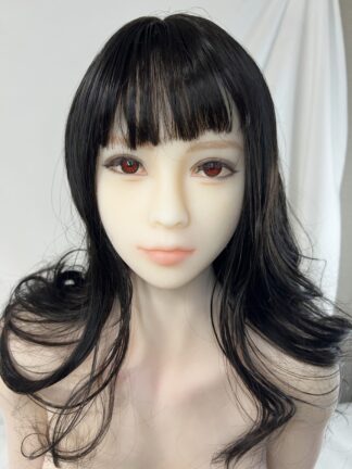 【中古美品】TPEヘッド+SHEDOLL　ボディ　ホール脱着式　ゼリー胸　自立加工有　約168cm　DF5542