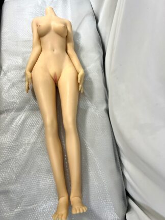【中古】Aotumedoll 　TPEボディ　ホワイト肌　自立加工有　ホール一体型　ゼリー胸　約155cm（ヘッド込み時）　DF5618