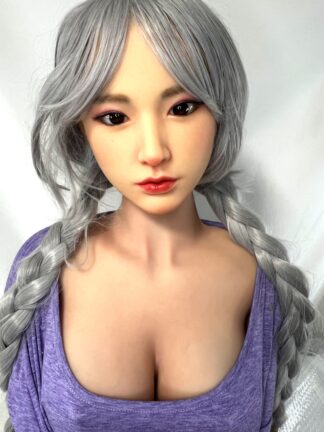 【中古】COSDOLL 硬質シリコンヘッド+TPEボディ　ホール一体型　ゼリー胸　約160cm　DF5632