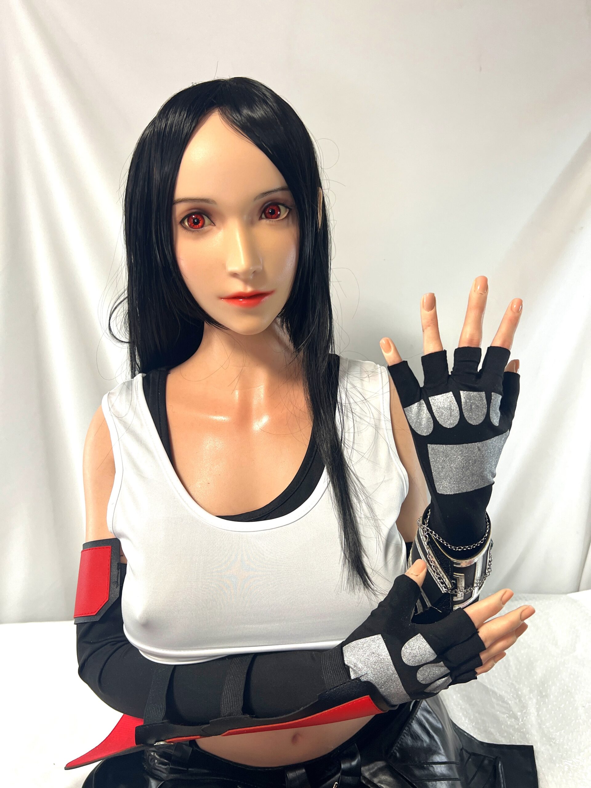 【中古】GAMELADY #03A ティファロックハート硬質シリコンヘッド+シリコンボディ ホール未使用品 指関節 ホール一体型 ゼリー胸 約167cm DF5649 - 画像 (3)
