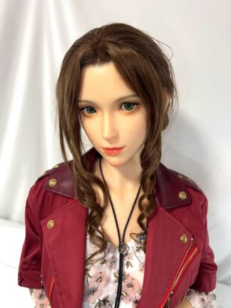 【中古】GAMELADY #04A エアリス硬質シリコンヘッド植毛+シリコンボディ　ホール未使用　自立加工有　指関節　ホール一体型　ゼリー胸　約167cm　DF5650
