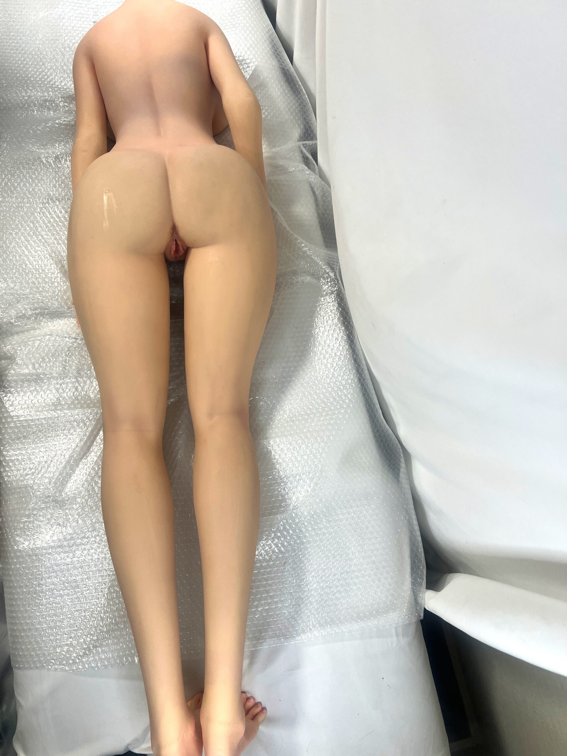 【中古】SINODOLL シリコンボディ ハードハンド、フット 自立加工有 指関節 ホール一体型 ゼリー胸 約170cm DF5651 - 画像 (16)