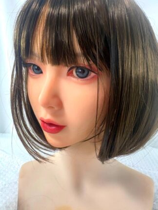 【中古超美品】WAXDOLL 硬質シリコンヘッド　ブルーアイ　DF5679