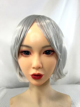 【中古超美品】WAXDOLL 硬質シリコンヘッド　ブルーアイ　DF5679