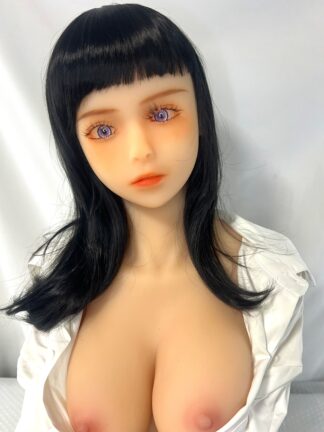 【中古美品】メーカー不明TPEドール　ホール未使用品　自立加工有　ホール一体型　ゼリー胸　約148cm　DF5675