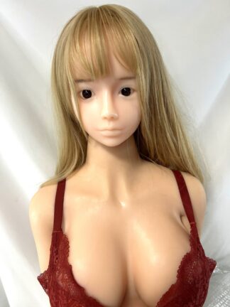 【中古】メーカー不明TPEドール　自立加工有　ホール一体型　ゼリー胸　約148cm　DF5691