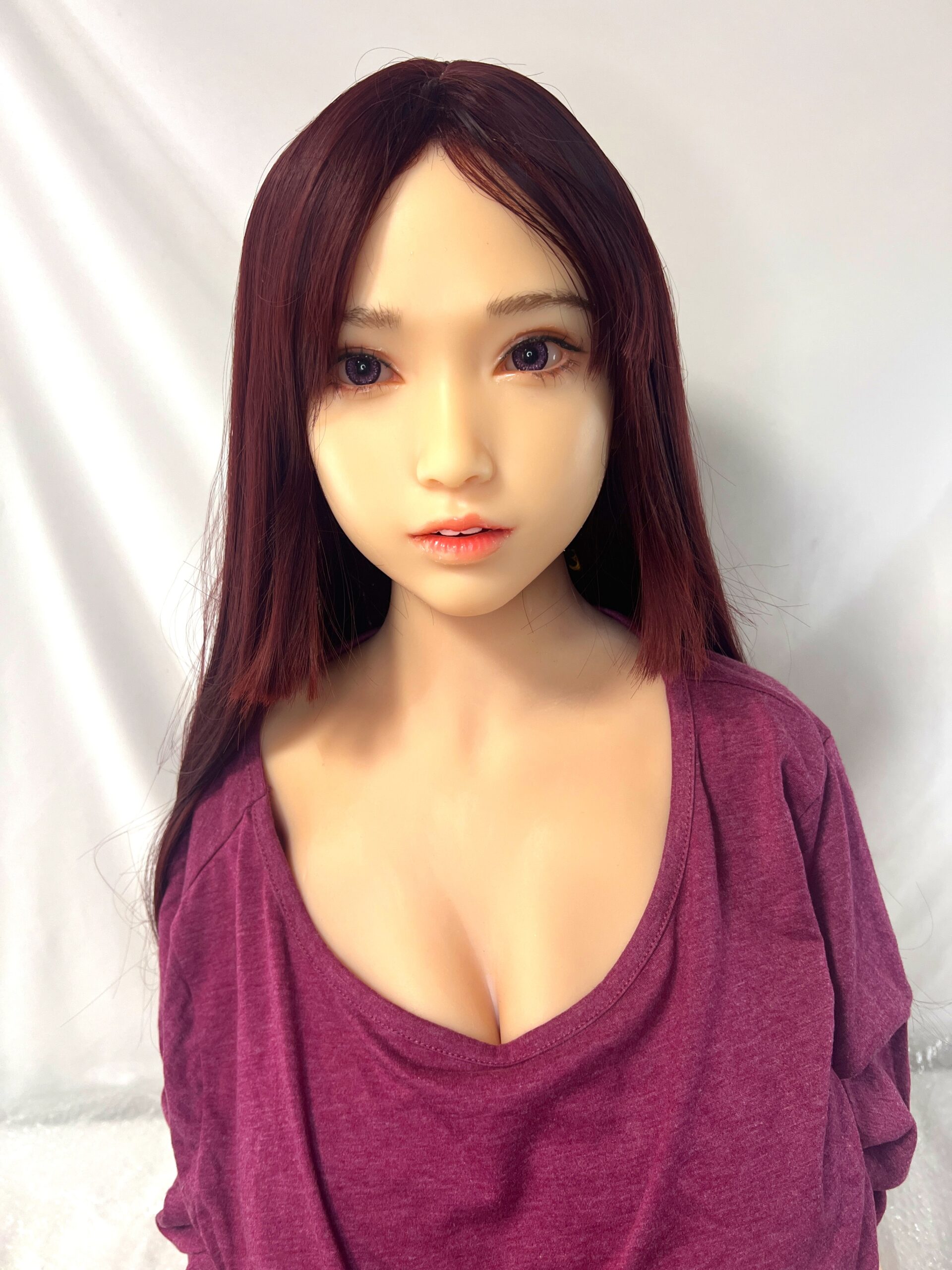【中古美品】SINODOLL 戦闘機 Kカップ S43ヘッド ハードフットハンド 自立加工有 指関節 ホール一体型 ゼリー胸 約167cm DF5695 - 画像 (2)