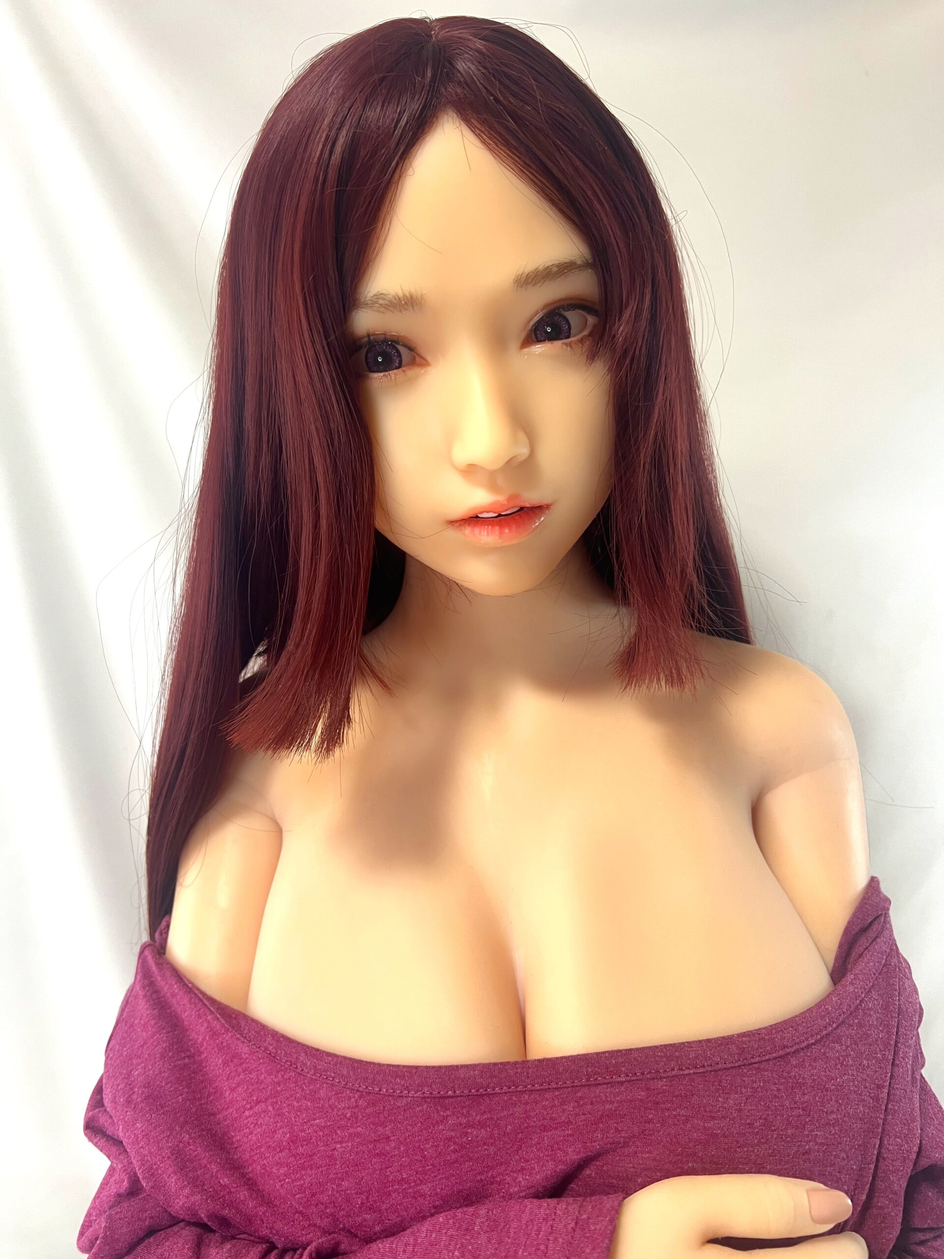 【中古美品】SINODOLL 戦闘機 Kカップ S43ヘッド ハードフットハンド 自立加工有 指関節 ホール一体型 ゼリー胸 約167cm DF5695 - 画像 (7)