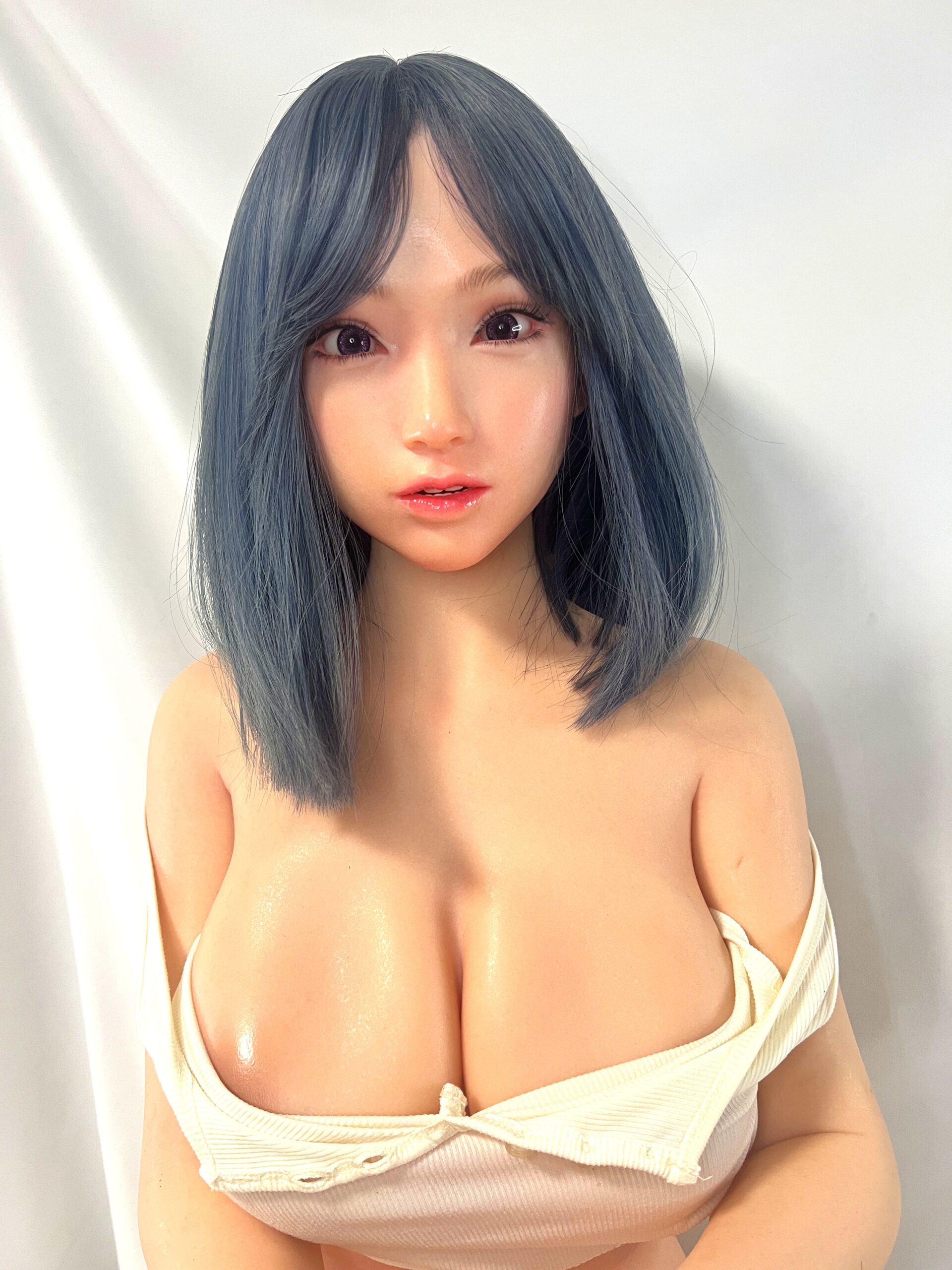 【中古】SINODOLL 戦闘機 Fカップ ハートハンド エアバック包み込み式膣 お尻太もも柔らか仕上げ ヒート機能 リアルメイク 自立加工有 指関節 ホール一体型 ゼリー胸 約167cm DF5732 - 画像 (5)