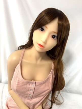 【中古】メーカー不明　TPEドール　自立加工有　ホール一体型　中空胸　約148cm　DF5735