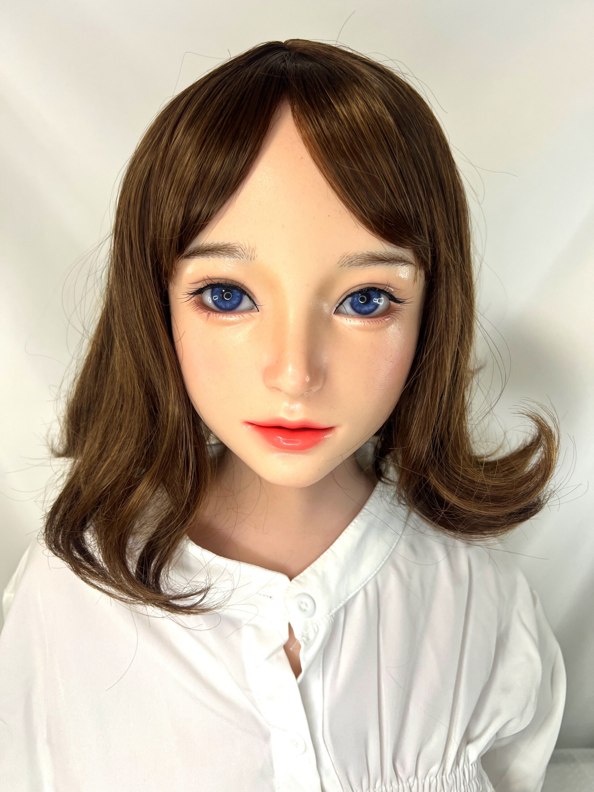 【中古】Dollsenior 軟性シリコンヘッド シリコンボディ ハードハンドフット 自立加工有 指関節 ホール一体型 ゼリー胸 約148cm DF5745 - 画像 (2)