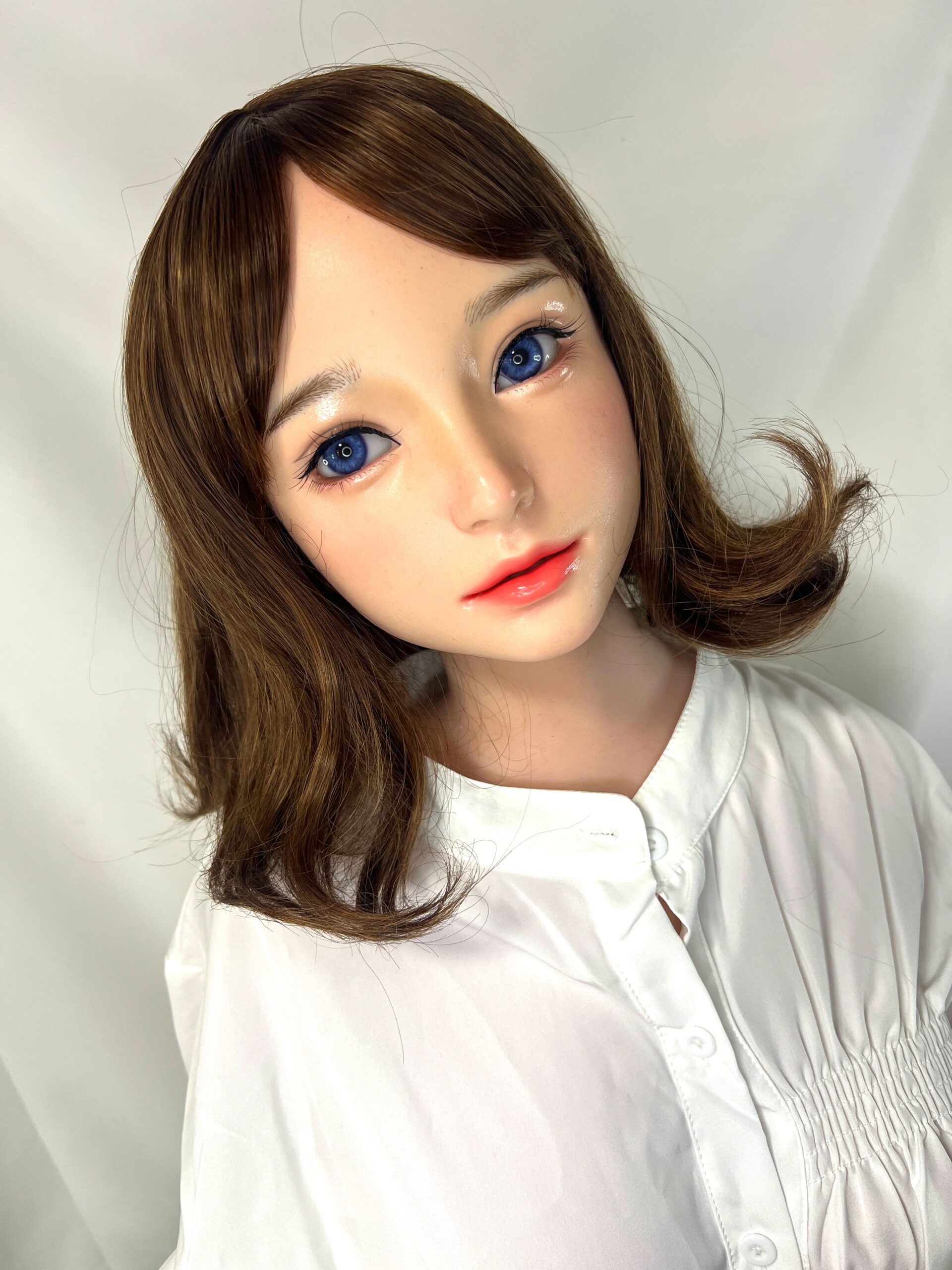 【中古】Dollsenior 軟性シリコンヘッド シリコンボディ ハードハンドフット 自立加工有 指関節 ホール一体型 ゼリー胸 約148cm DF5745 - 画像 (3)