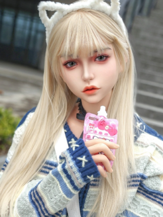 【新古品】未使用品 Yearndoll Y235ヘッド軟質シリコン 口可動有 Kカップ TOP級シリコン 超ソフト胸 可動リアル舌 ハードフットハンド 軽量化ボディ 　自立加工有　指関節　ホール一体型　ゼリー胸　約162cm　DF5741