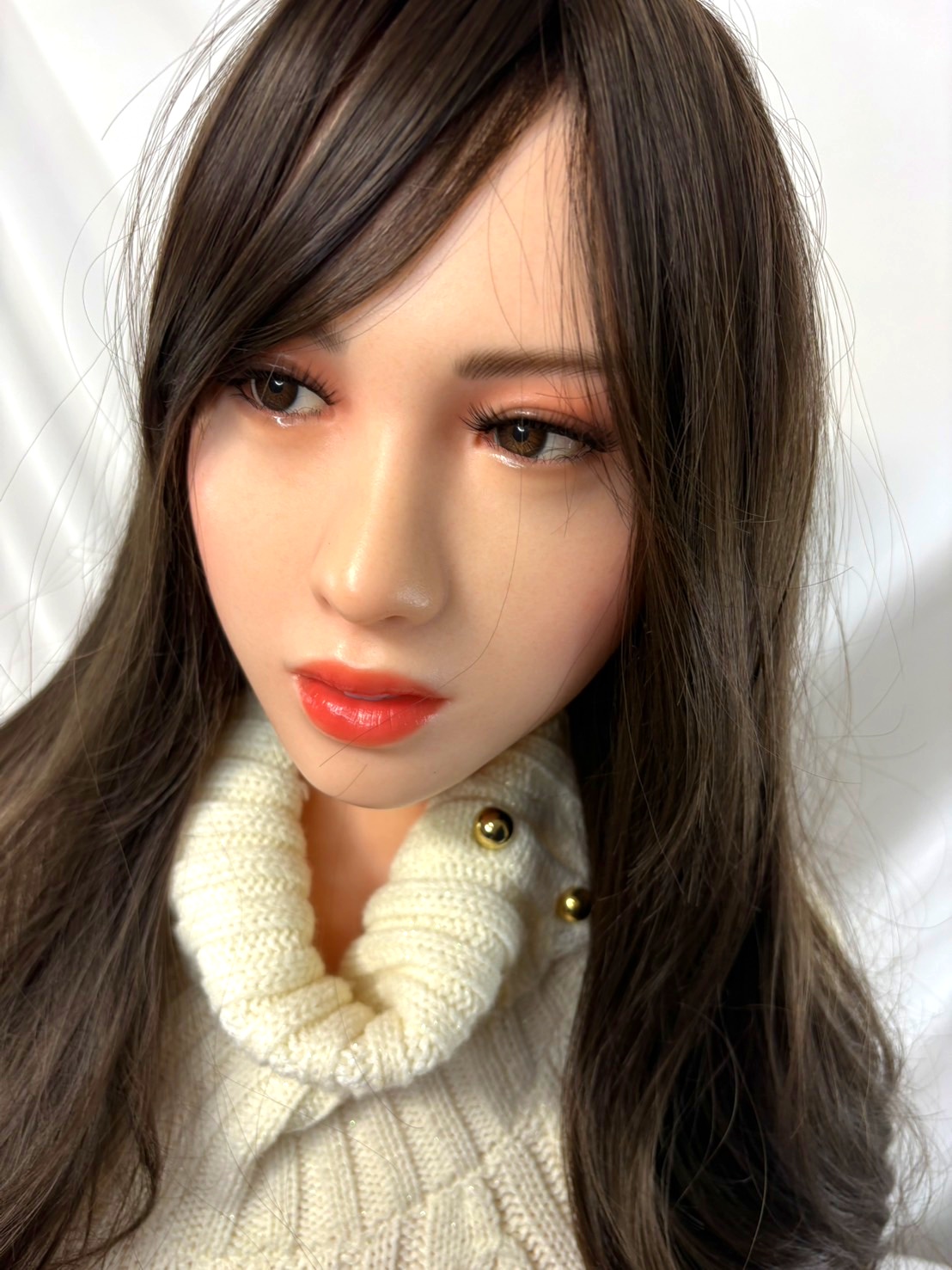 【中古美品】RZRDOLL 人造人 理恵ヘッド 専用ジョイント ホール未使用品 自立加工有 指関節 ホール一体型 ゼリー胸 約170cm DF5751 (複製) - 画像 (6)