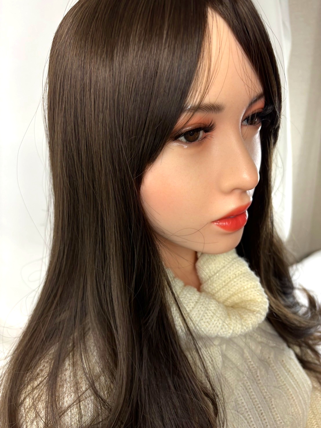 【中古美品】RZRDOLL 人造人 理恵ヘッド 専用ジョイント ホール未使用品 自立加工有 指関節 ホール一体型 ゼリー胸 約170cm DF5751 (複製) - 画像 (4)