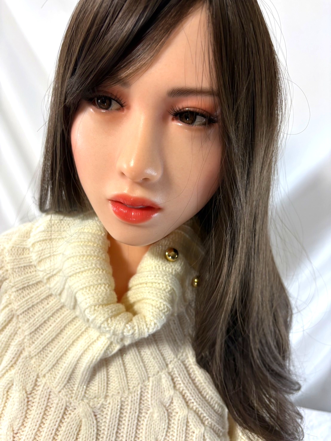 【中古美品】RZRDOLL 人造人 理恵ヘッド 専用ジョイント ホール未使用品 自立加工有 指関節 ホール一体型 ゼリー胸 約170cm DF5751 (複製) - 画像 (2)