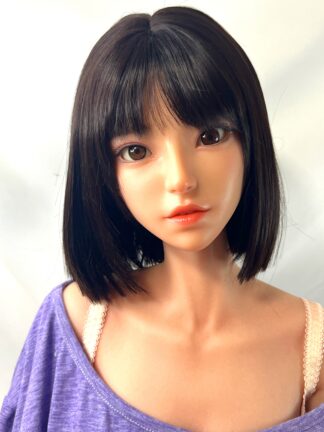 【中古】HSDOLL #M2 硬質シリコンヘッドシリコンボディ　　自立加工有　指関節　ホール一体型　ゼリー胸　約142cm　DF5775